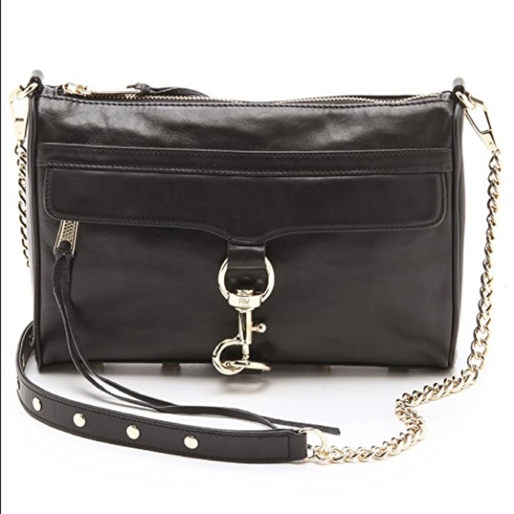 REBECCA MINKOFF MAC BLACK GOLD FULL SIZE